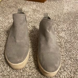 Gray Ankle Boots